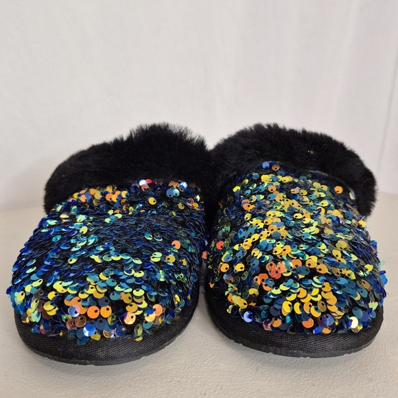 UGG Australia Scuffette II Stellar Multicolored Sequin Slip-On Slippers - Size 8 - Picture 7 of 14